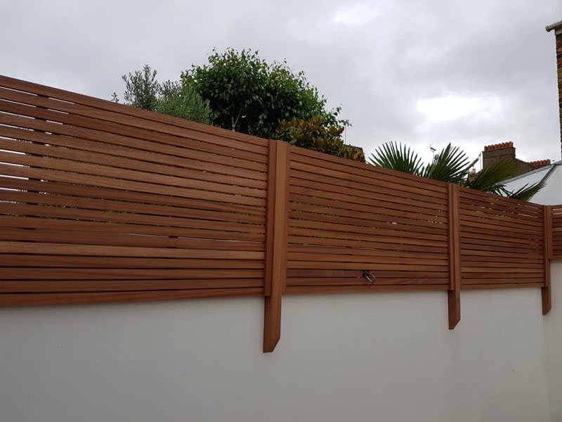 Timber garden fencing and joinery built by Shoots & Leaves
