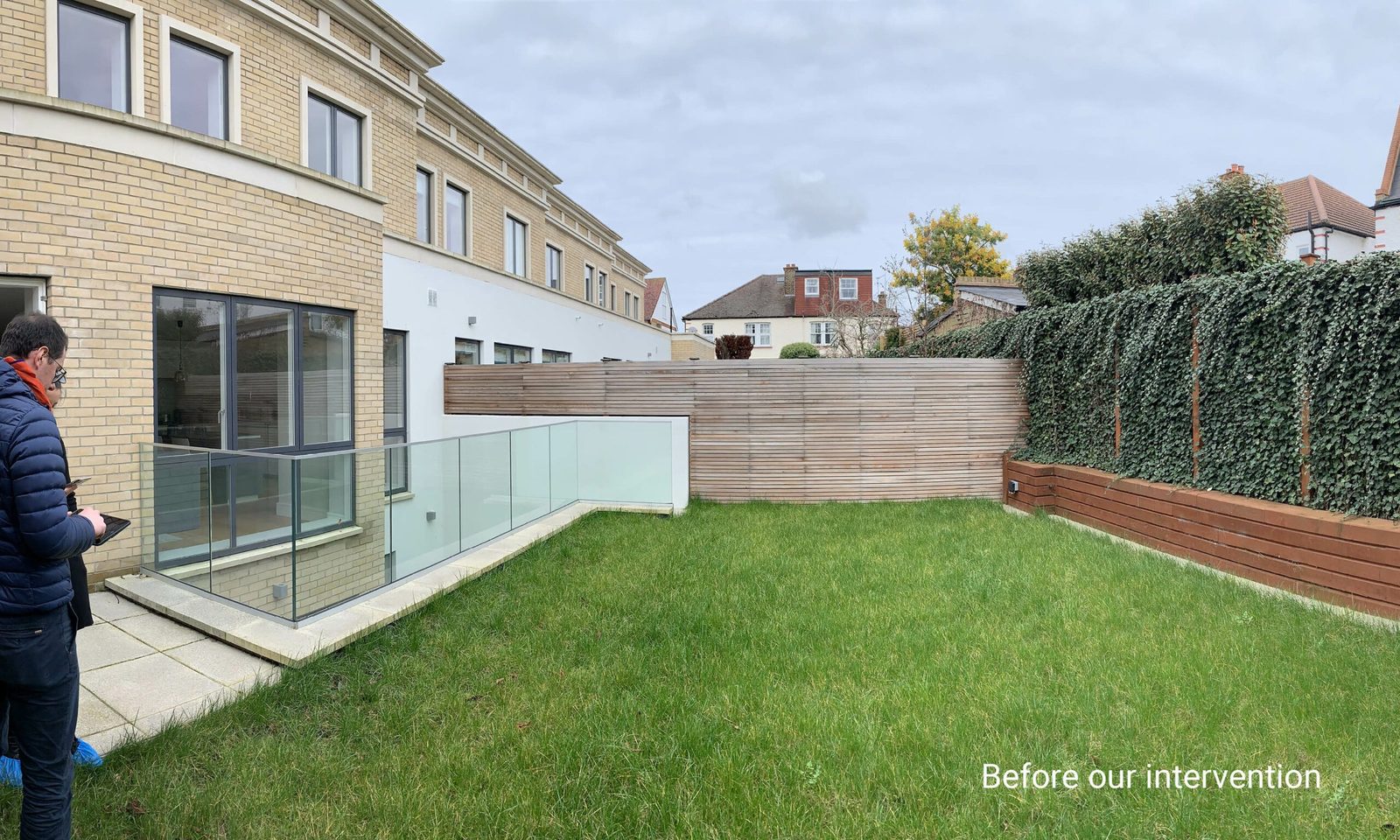 New House, New Garden — the garden before the work began