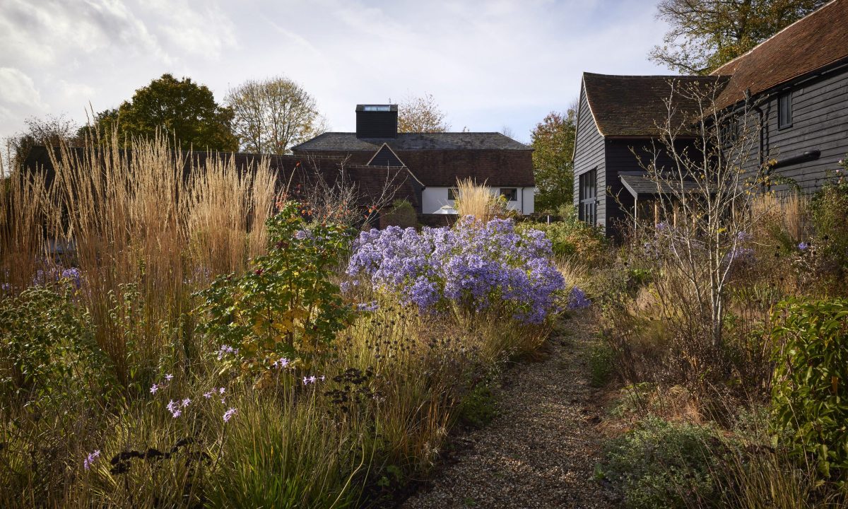 New Beginnings: Church Barn in Autumn — garden by Shoots & Leaves, photograph 1