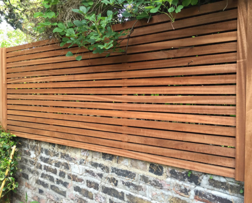 Timber garden fencing and joinery built by Shoots & Leaves